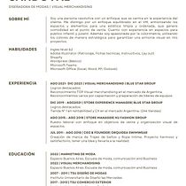 Mi proyecto del curso: Currículums para creativos: crea tu CV y carta de presentación Ein Projekt aus dem Bereich Kreative Beratung, Portfolioverwaltung, Kommunikation und Business von Maria Daniela Sandoval - 23.04.2024