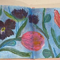 My project for course: Expressive Floral Painting with Acrylic Paint. Fine Arts, Painting, Acr, lic Painting, and Botanical Illustration project by Bulbul Mankani - 04.23.2024