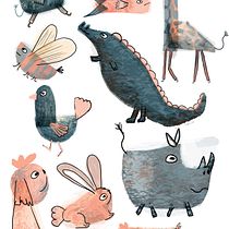 My project for course: Creative Lab: Illustrate Characters for Children. Character Design, Digital Illustration, Children's Illustration, and Picturebook project by Crystal Owen - 04.23.2024