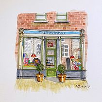 My project for course: Watercolor Urban Illustration: Portray your City. Un progetto di Pittura, Disegno, Pittura ad acquerello e Illustrazione architettonica di Lynn King - 23.04.2024