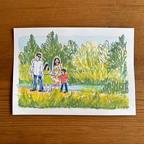My project for course: Exploratory Sketchbook: Find Your Drawing Style. Un proyecto de Ilustración tradicional, Bocetado, Creatividad, Dibujo, Pintura a la acuarela, Sketchbook y Pintura gouache de Atsuko - 24.04.2024