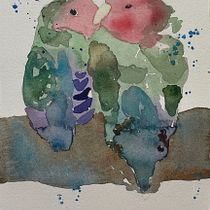 Il mio progetto del corso: Acquerello artistico per illustrazione di animali: gli uccelli. Traditional illustration, Watercolor Painting, Realistic Drawing, and Naturalistic Illustration project by Nazia Frigerio - 04.24.2024