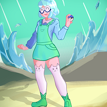 Mi proyecto del curso: Ilustración de personajes dinámicos espero a la gente le agrade! Ein Projekt aus dem Bereich Traditionelle Illustration, Design von Figuren, Comic, Kreativität, Zeichnung, Digitale Zeichnung und Manga von german ilabaca - 24.04.2024