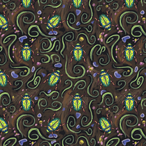 Mi proyecto del curso: Ilustración científica aplicada al diseño de patrones. Projekt z dziedziny Trad, c, jna ilustracja, Pattern design, Ilustracja c, frowa, Ilustracja naturalist i czna użytkownika Josselinne Villalobos Pizarro - 24.04.2024