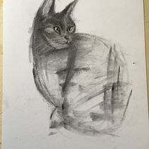 Il mio progetto del corso: Disegno espressivo al carboncino. Fine Arts, Drawing, Portrait Drawing, and Naturalistic Illustration project by da_mela - 04.25.2024