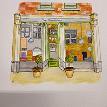Mein Abschlussprojekt für den Kurs: Urbane Illustration mit Wasserfarben. Un progetto di Pittura, Disegno, Pittura ad acquerello e Illustrazione architettonica di nadine_sp - 25.04.2024