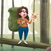 My project for course: Digital Painting for Characters: Color and Light Ein Projekt aus dem Bereich Traditionelle Illustration, Design von Figuren, Digitale Illustration und Digitale Malerei von Нина Кащеева - 24.04.2024