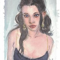 My project for course: Watercolor Portrait Sketchbook. Painting, Watercolor Painting, Portrait Drawing, and Sketchbook project by Danilo Tagliaferri - 04.26.2024