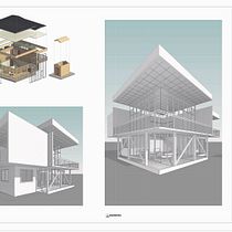 Mi proyecto del curso: Diseño y modelado arquitectónico 3D con Revit. Projekt z dziedziny 3D,  Architektura, Architektura wnętrz,  Modelowanie 3D, Architektura c, frowa i Wizualizacja architektoniczna użytkownika Armando Gabriel Luna - 26.04.2024