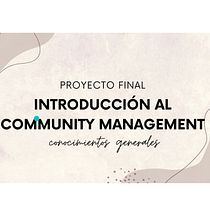 Mi proyecto: Introducción al community management. Redes sociais, Marketing digital, Marketing de conteúdo, Marketing para Facebook, Marketing para Instagram, e Marketing projeto de María Alejandra Padilla Oñate - 24.04.2024