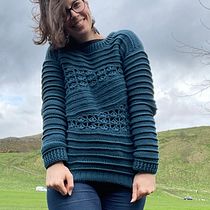 My project for course: Introduction to Crochet Short Rows for Clothing. Fashion Design, Fiber Arts, DIY, and Textile Design project by anja_pog - 04.28.2024