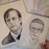 Meu projeto do curso: Retrato realista a lápis: capture histórias e emoções. Traditional illustration, Pencil Drawing, Drawing, Portrait Drawing, and Realistic Drawing project by Juliana Schmidt Burani - 04.26.2024