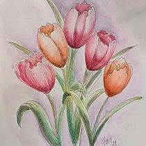 Mi proyecto del curso: Ilustración de la naturaleza con acuarela y plumilla. Traditional illustration, Fine Arts, Painting, Drawing, Watercolor Painting, and Botanical Illustration project by Wightmare Arce - 04.28.2024