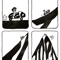 O Topo do Ego. Design, Ilustração tradicional, Comic, Ilustração digital, e Design digital projeto de Bárbara Vargas - 28.04.2024
