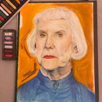 My project for course: Realistic Chalk Pastel Portraits. Traditional illustration, Fine Arts, Drawing, and Portrait Drawing project by studiolinana - 04.16.2024