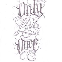 Meu projeto do curso: Lettering para tatuagem. Projekt z dziedziny  Kaligrafia, T, pografia i Projektowanie tatuaż użytkownika josueoliveira1234567_com - 29.04.2024