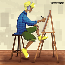 My project for course: Captivating and Dynamic Character Creation. Un projet de Illustration traditionnelle, Conception de personnages, Illustration numérique , et Dessin numérique de Mystica Mascarenhas - 19.04.2024