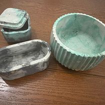 Mi proyecto del curso: Técnicas decorativas con concreto y moldes. Un projet de Création d'accessoires, Artisanat , et DIY de miriam Garcia - 29.04.2024