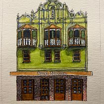 My project for course: Watercolor Urban Illustration: Portray your City. Pintura, Desenho, Pintura em aquarela, Ilustração arquitetônica, e Arquitetura projeto de Matthew Adkins - 29.04.2024