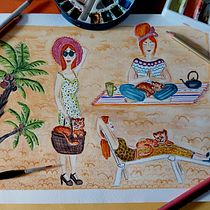 Mon projet du cours : Création de personnages à partir de dessins d’observation. Un proyecto de Ilustración tradicional, Diseño de personajes, Dibujo y Sketchbook de Stéphanie Menec - 30.04.2024
