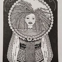 My project for course: Artistic Illustration: Draw from Your Imagination. Traditional illustration, Painting, Creativit, Pencil Drawing, and Drawing project by Monique FALCONER - 05.01.2024