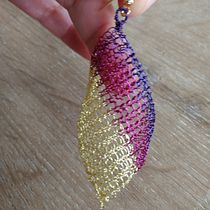 My project for course: Crochet wire jewelry. Arts, Crafts, Fashion Design, Fiber Arts, DIY, Crochet, and Textile Design project by teresyta - 04.30.2024