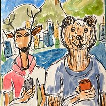 My project for course: Artistic Watercolor Sketching: Dare to Express Your Ideas. Ilustração tradicional, Esboçado, Criatividade, Desenho, Pintura em aquarela, e Sketchbook projeto de Ruth Bertao - 01.05.2024