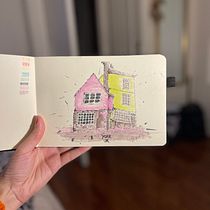Mi proyecto del curso: Dibujo arquitectónico expresivo con marcadores de colores. Sketching, Drawing, Architectural Illustration, Sketchbook & Ink Illustration project by paulinagj - 05.02.2024