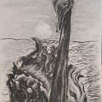 My project for course: Animal Illustration with Charcoal and Ink. Fine Arts, Drawing, Ink Illustration, and Naturalistic Illustration project by Melissa St John - 04.26.2024