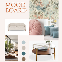 Mi proyecto del curso: Color aplicado al diseño de interiores. Un proyecto de Diseño de interiores, Decoración de interiores, Interiorismo, Teoría del color y Diseño de espacios de Lulu Kreisel - 02.05.2024