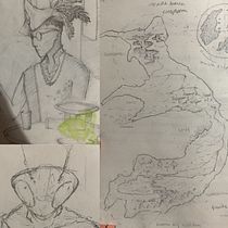 Meu projeto do curso: Concept art para design de personagens e worldbuilding. Ein Projekt aus dem Bereich Traditionelle Illustration, Design von Figuren, Digitale Illustration und Concept Art von natheguiducci - 01.05.2024