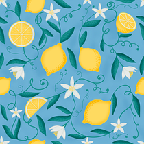 Meu projeto do curso: Ilustração digital de patterns para produtos. Pattern Design, Digital Illustration, and Printing project by Mari Fig - 04.27.2024