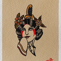 My project for course: Design Old-School Tattoos in Procreate. Projekt z dziedziny  R, sunek, Ilustracja c, frowa i Projektowanie tatuaż użytkownika jonathan_m_cordova2 - 02.05.2024