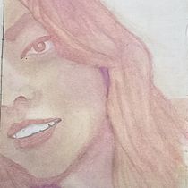 Mi proyecto del curso: Retrato artístico en acuarela. Fine Arts, Painting, Watercolor Painting, and Portrait Drawing project by francisco javier Juárez moreno - 05.03.2024