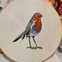 My project for course: Painting with Thread: Textile Illustration Techniques. Ilustração tradicional, Bordado, e Design têxtil projeto de Megan Quigley - 03.05.2024