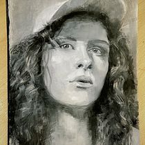 My project for course: Contemporary Oil Portraiture. Traditional illustration, Fine Arts, Painting, and Oil Painting project by Ivana Frico Sky - 05.03.2024