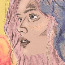 Mi proyecto del curso: Retrato ilustrado con Procreate. Traditional illustration, Vector Illustration, Digital Illustration, and Portrait Drawing project by anitabg - 05.03.2024