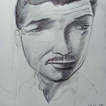 Il mio progetto del corso: Ritratto caricaturale con grafite. Ilustração tradicional, Desenho, e Desenho de retrato projeto de andrea.corradi2018 - 04.05.2024