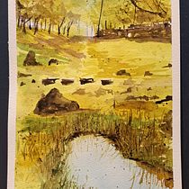 Meu projeto do curso: Paisagens naturais em aquarela. Un progetto di Belle arti, Pittura e Pittura ad acquerello di marco_mtj - 04.05.2024