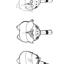 Meu projeto do curso: Criação de personagens Kawaii em 3D com Blender Ein Projekt aus dem Bereich Traditionelle Illustration, Design von Figuren, Digitale Illustration, 3-D-Modellierung und Manga von Vivian Mello - 05.05.2024