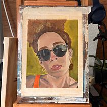 Meu projeto do curso: Retrato com pintura a óleo: explore luz e sombras. Fine Arts, Painting, and Oil Painting project by Érica Rosa Pires - 04.28.2024