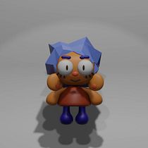 Mi proyecto del curso: Creación de personajes kawaii en 3D con Blender Ein Projekt aus dem Bereich Design von Figuren, Digitale Illustration und 3-D-Modellierung von kyliejudith - 04.05.2024