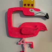 FlaKingo or King Mingo . Traditional illustration, Character Design, To, Design, Art To, s, and Creating with Kids project by aswingkido - 05.05.2024