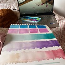 Mi proyecto del curso: Técnicas modernas de acuarela. Un progetto di Illustrazione tradizionale, Belle arti, Pittura e Pittura ad acquerello di fcosantiba - 05.05.2024