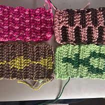 My project for course: Crochet Pattern Design: Find Your Signature Style. Un progetto di Design di accessori, Pattern design, Fiber Art, DIY, Uncinetto e Textile Design di Mia Laxberg - 05.05.2024