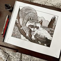 My project for course: Dip Pen and Ink Illustration: Capturing The Natural World. Sketching, Drawing, Artistic Drawing, Sketchbook, Ink Illustration, and Naturalistic Illustration project by Tiffany LaGrange - 05.05.2024