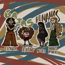 Minhas gatas em suas versões humanas. Projekt z dziedziny Trad, c, jna ilustracja, Projektowanie postaci, Ilustracja c, frowa, Ilustracje dla dzieci i Narracja użytkownika Mariana Souza - 06.05.2024