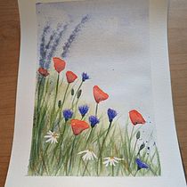 Mein Abschlussprojekt für den Kurs: Naturillustration mit Aquarell und Kohle. Traditional illustration, Painting, and Naturalistic Illustration project by kuschelkaktus87 - 05.07.2024