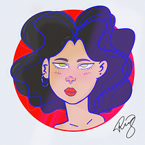 Meu projeto do curso: Criação de retratos estilizados com seu próprio estilo Ein Projekt aus dem Bereich Design von Figuren, Zeichnung, Porträtzeichnung und Digitale Zeichnung von Henrique Parreira - 07.05.2024
