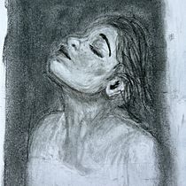 My project for course: Artistic Charcoal Portraiture: Creating Atmosphere. Ilustração tradicional, Artes plásticas, Desenho, Desenho de retrato, Desenho realista, e Desenho artístico projeto de Lesa Crisp - 06.05.2024